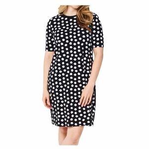 Isaac Mizrahi Live! Stretch Big Dot Dress